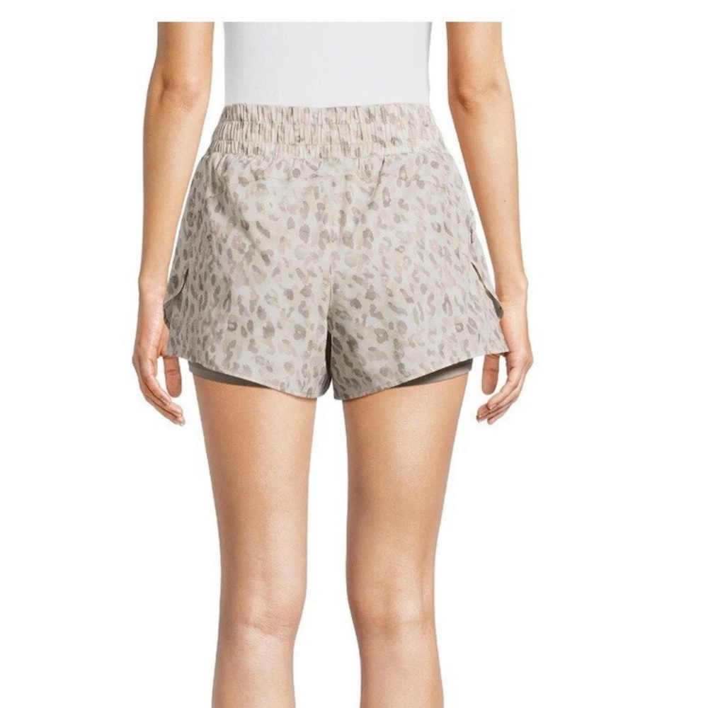 Avia Women's Gray Leopard Athletic Shorts
